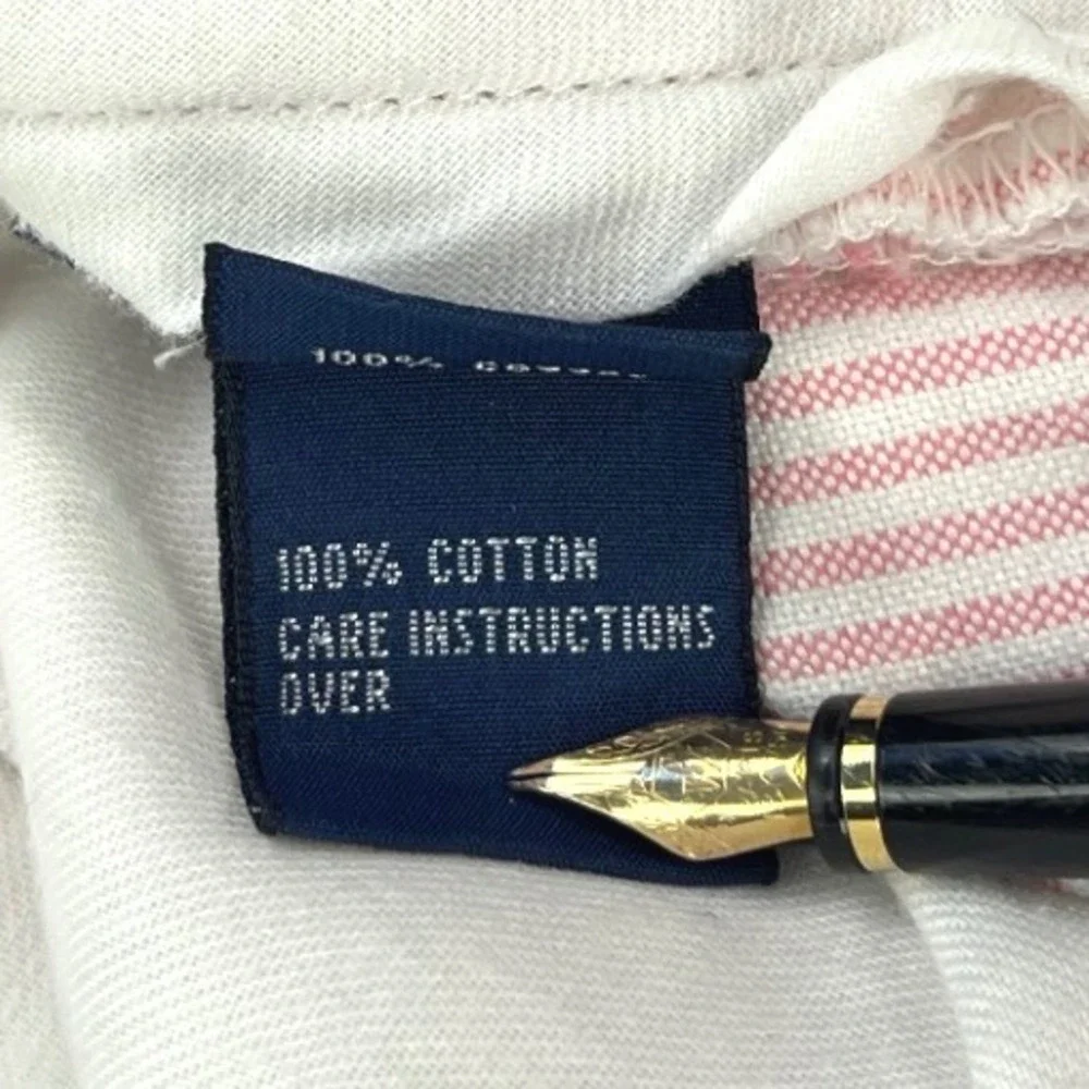 Polo Golf Ralph Lauren Shorts‎ Men's 33 Pink White Cotton Striped Chino 9
